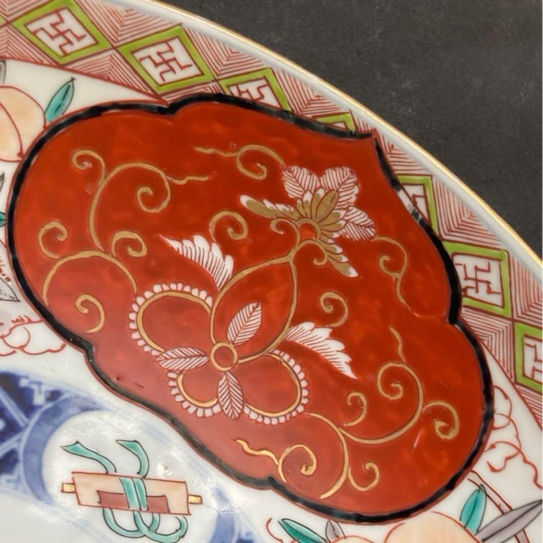 大皿 飾り皿 伊万里焼 大明萬歴年製