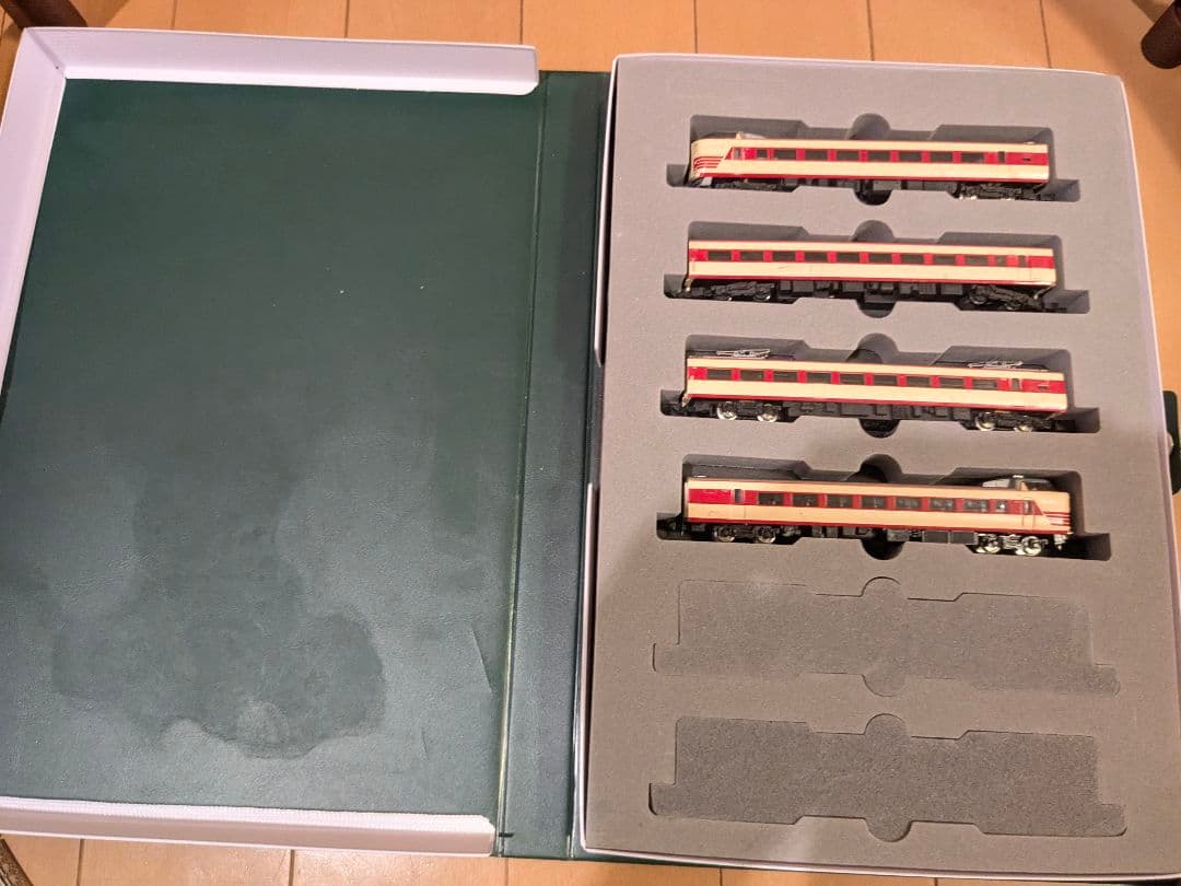 中古 Nゲージ オリジナルスターターセット 立体交差レール+車両付き 入門用