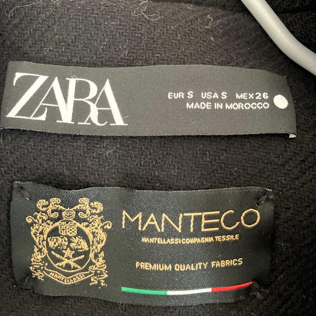 ★極美品★ZARA ブラック ロングコート