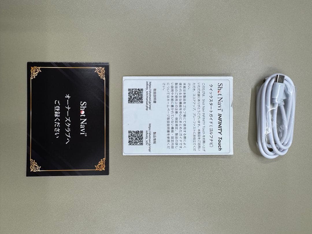 Shot Navi INFINITY Touch GPSゴルフウォッチ