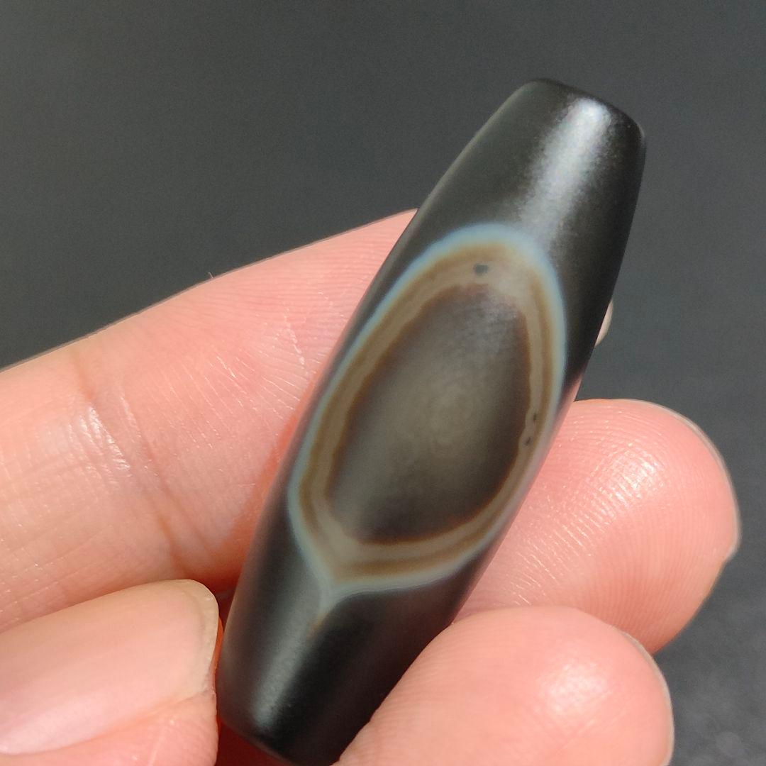 28 レア物　観音様　裏に天然の目玉　天珠　天然石　御守り　浄化　魔除け　龍神