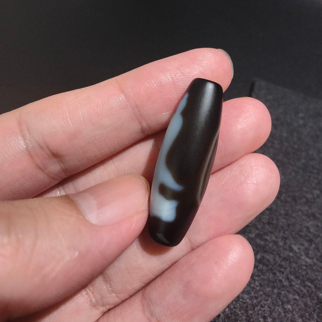 28 レア物　観音様　裏に天然の目玉　天珠　天然石　御守り　浄化　魔除け　龍神