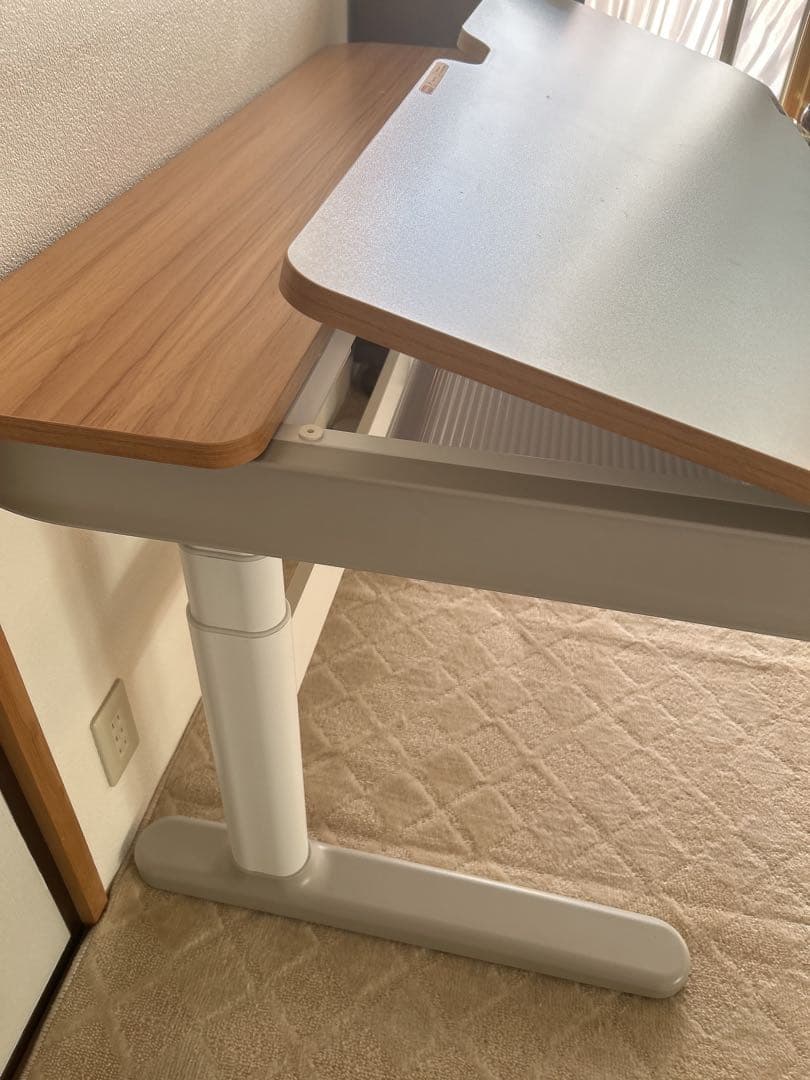 【FlexiSpot SD8】天板ティルト機能付き電動式昇降デスク