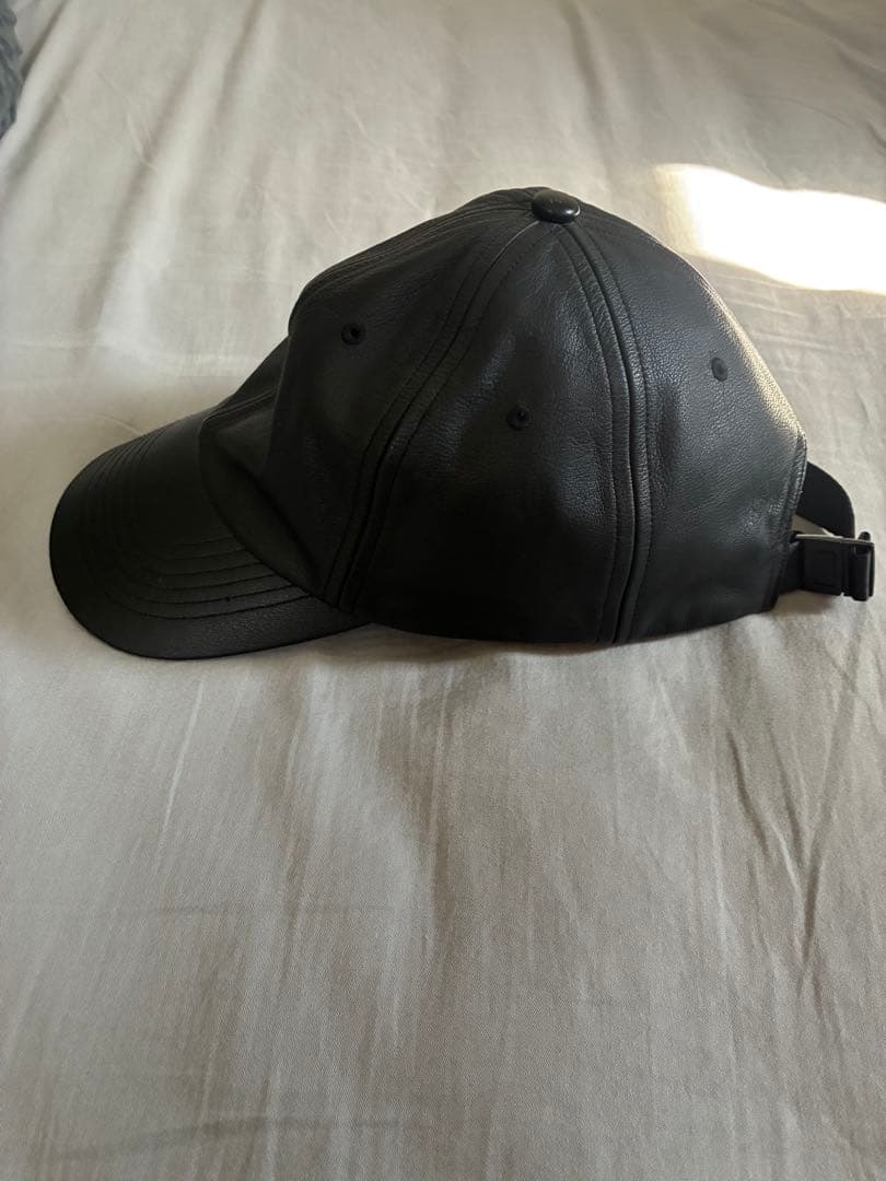 yokosakamoto ヨーコサカモト　黒 レザーキャップ