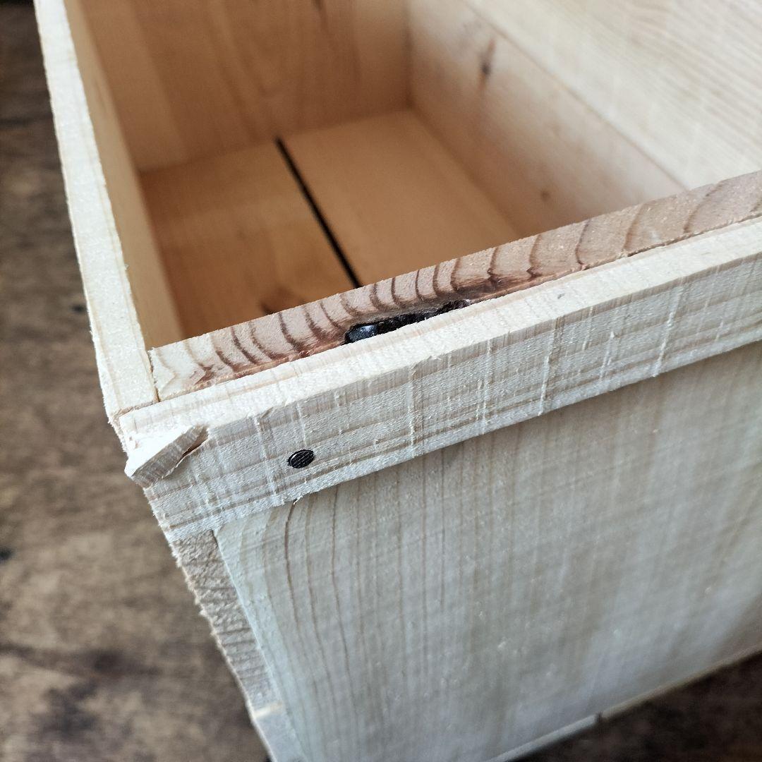 《訳アリ持ち手有りんご箱》2箱セット★収納 本棚 キャンプ 木箱 インテリア