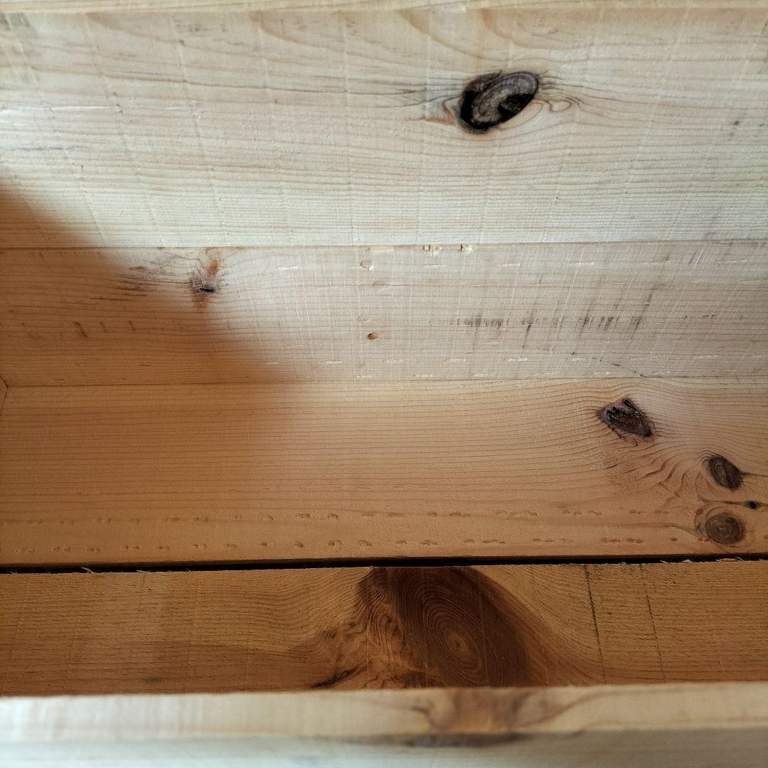 《訳アリ持ち手有りんご箱》2箱セット★収納 本棚 キャンプ 木箱 インテリア