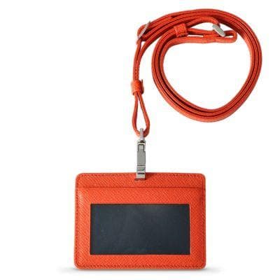 ペッレモルビダ IDケース オレンジ