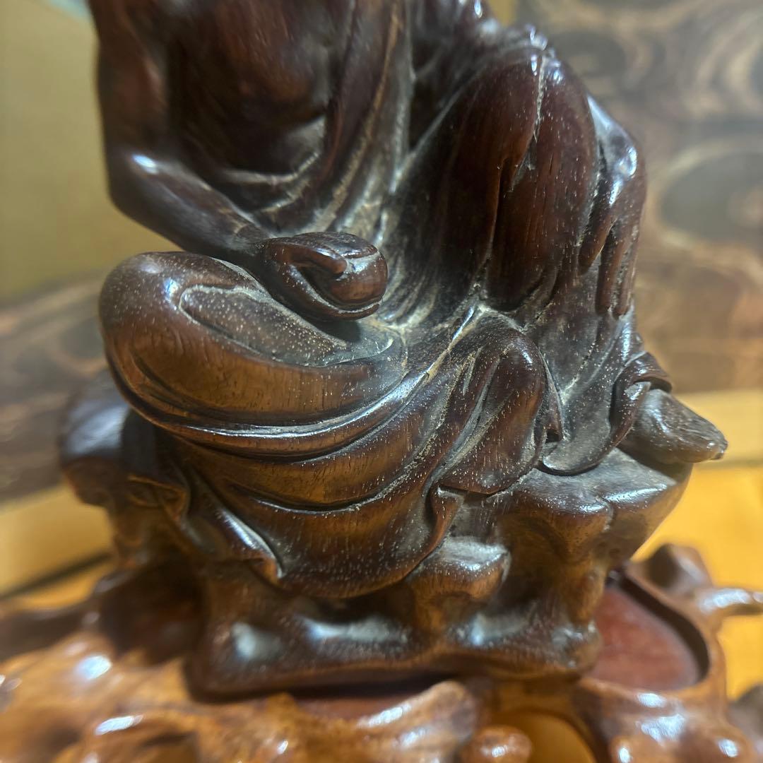 賢人木像　古美術　細工　1体