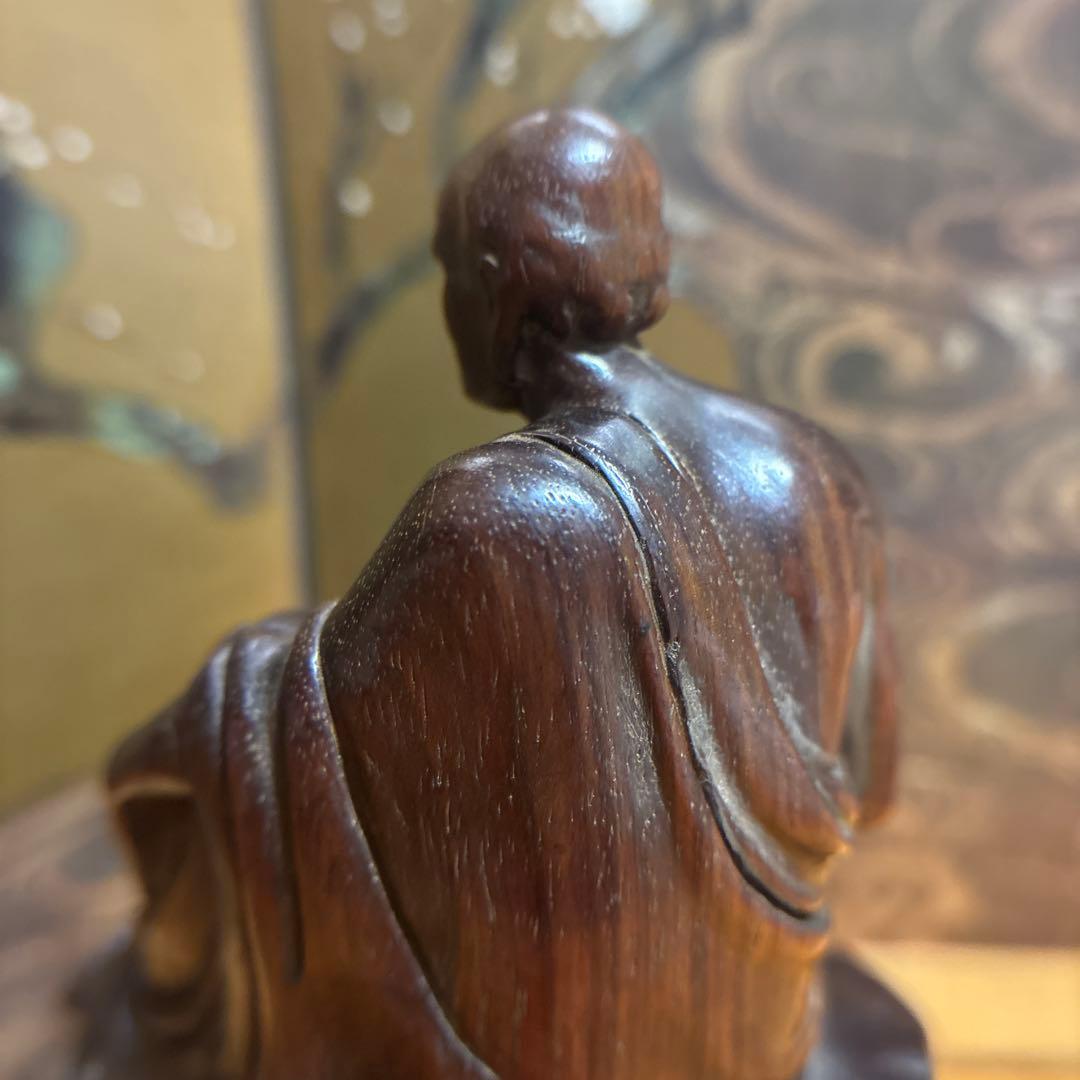 賢人木像　古美術　細工　1体