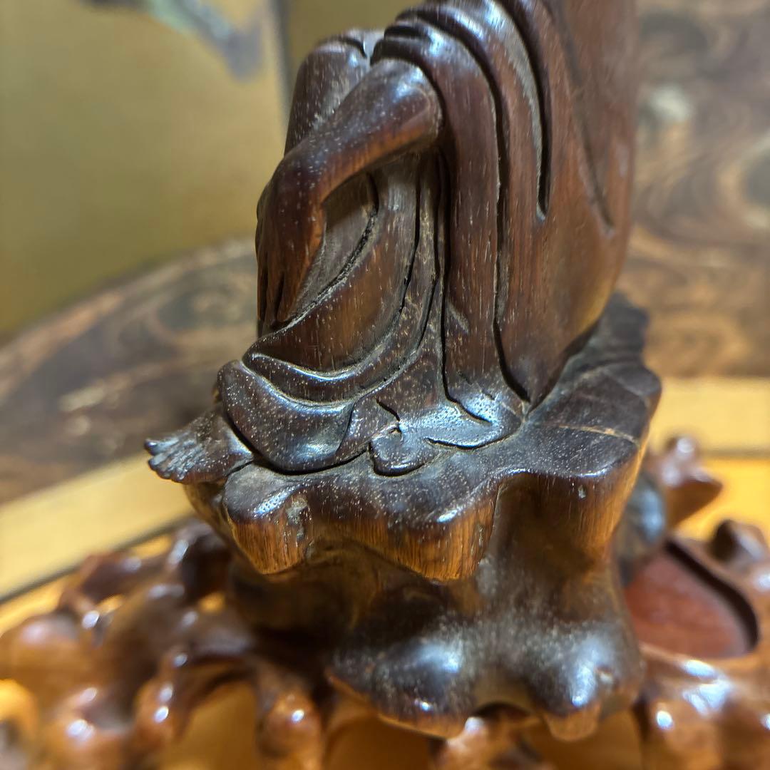 賢人木像　古美術　細工　1体