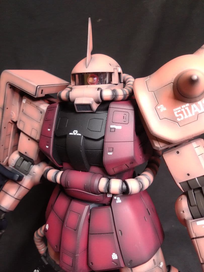 メガサイズモデル　ガンダム　シャア専用ザク 完成品2体セット