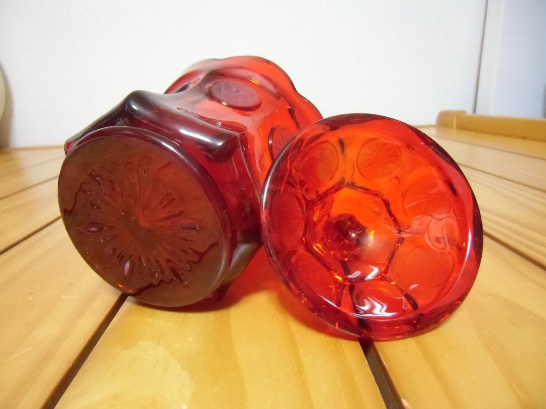 ★アメリカ軍＊ＲＯＴＣガラス製＊ボンボニエール（実物）