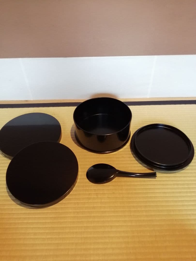 【茶事道具】山中塗茶懐石道具一揃　懐石380