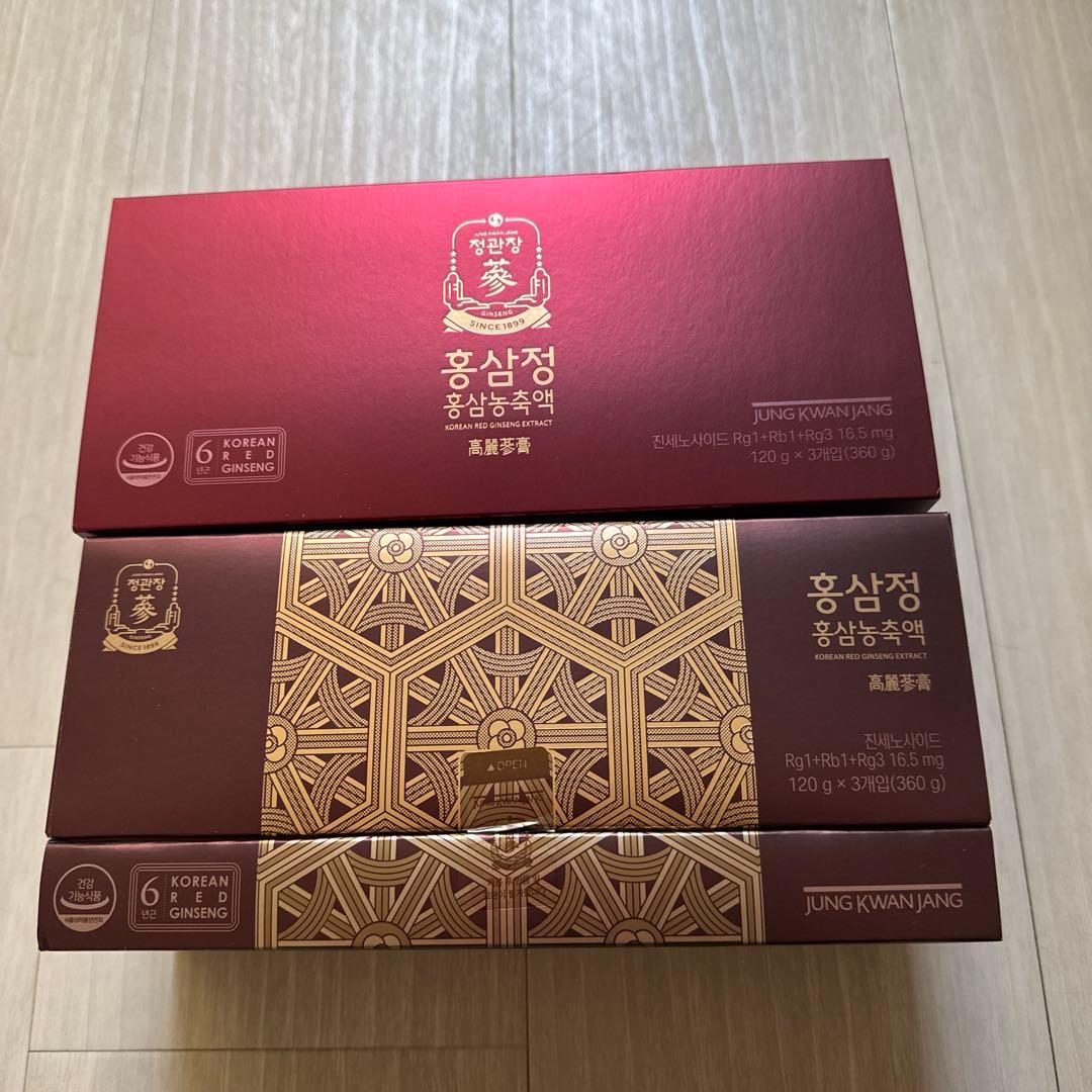JUNG KWAN JANG 紅参精 120g x 6パック