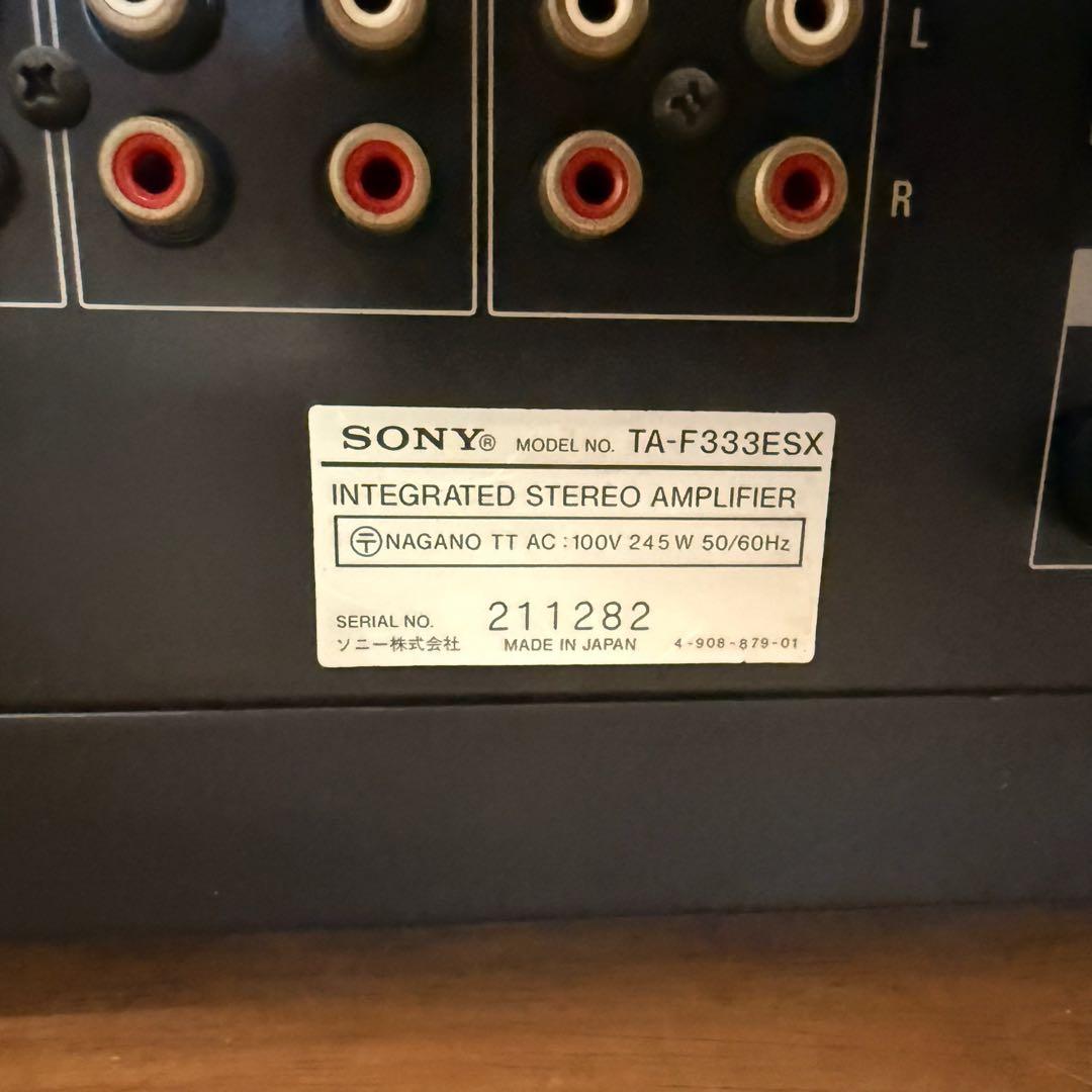● 良品 SONY ソニー プリメインアンプ TA-F333ESX