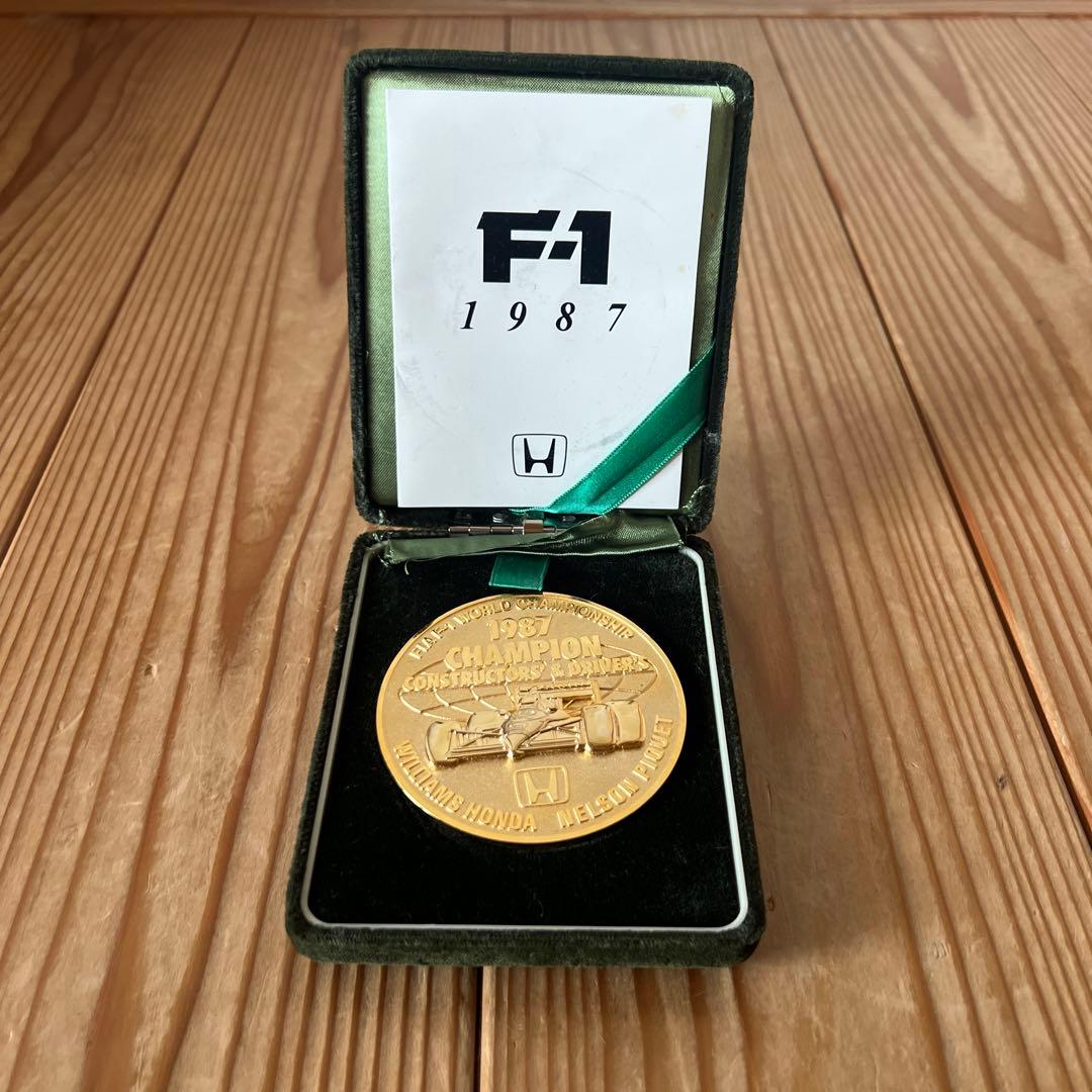 【メダル】1987 F1Champion Medal Nelson Piquet