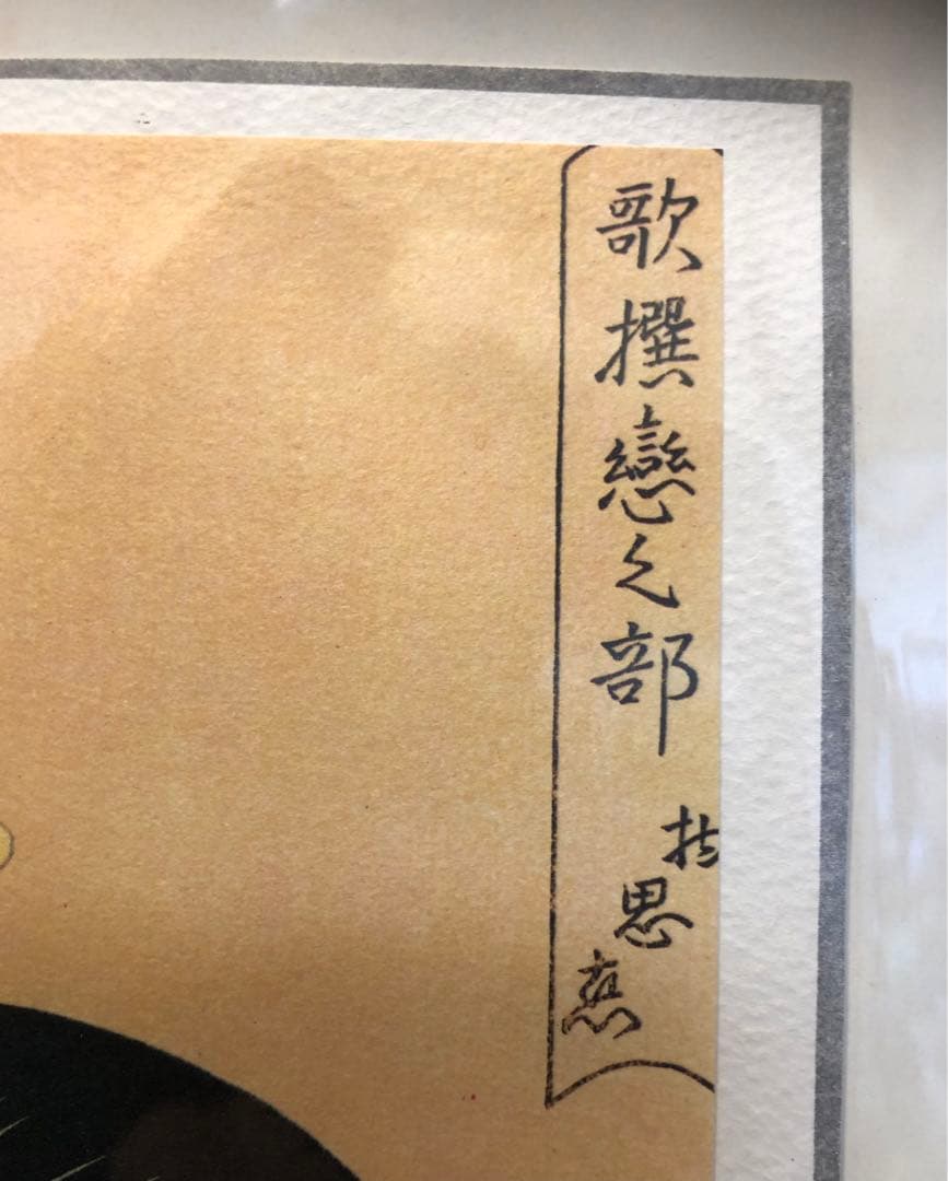 喜多川歌　美人絵　6枚