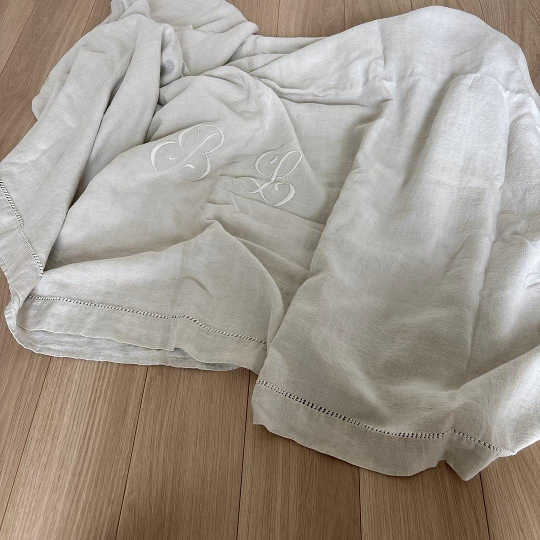 フランス　アンティーク　シーツ