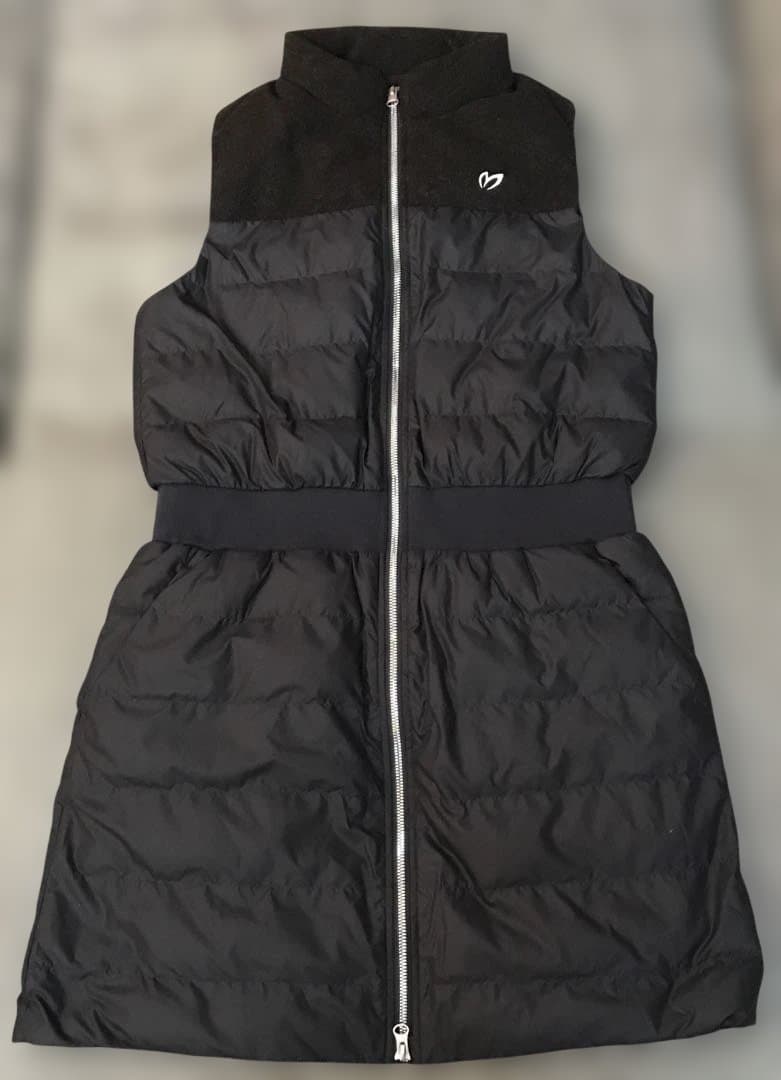 マスターバニー　中綿　ワンピース　ロング　ベスト　黒　サイズ1