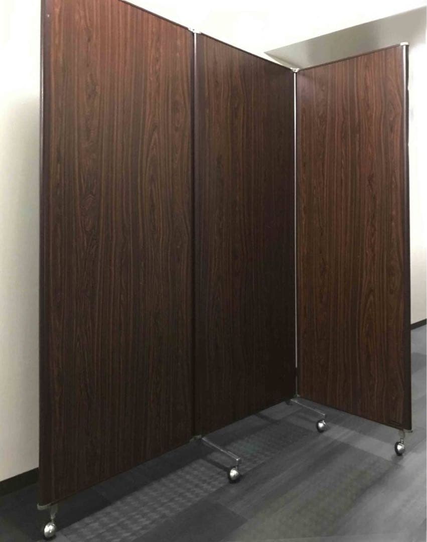 オカムラ OKAMURA 折りたたみパーテーション キャスター 可動