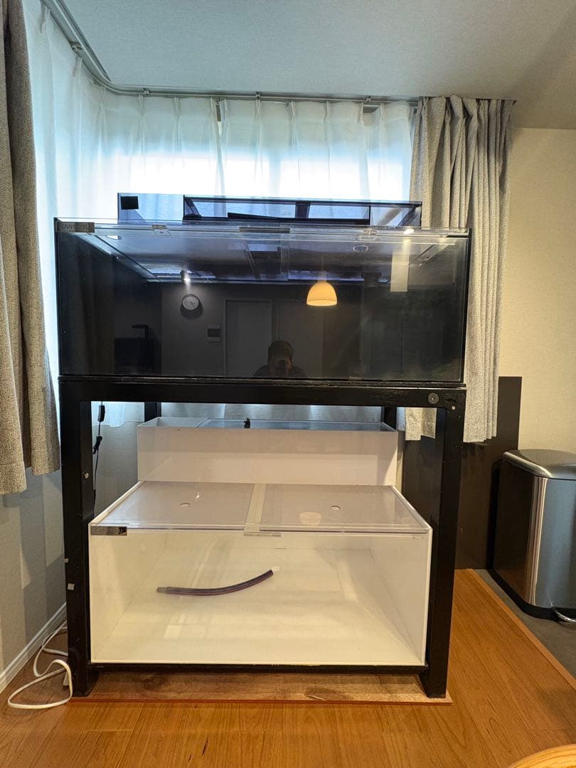 AQUA　　引取限定　カンテツ水槽 上下2段セット　東京練馬区