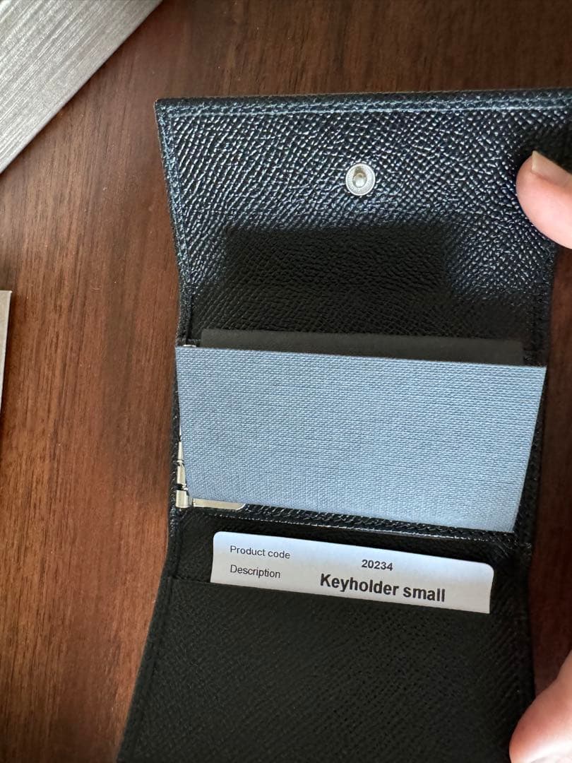 【新品】BVLGARI ブラック キーケース スモール