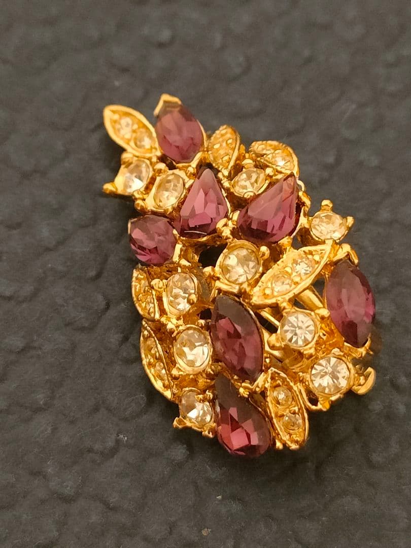 D'ORLAN ブローチ&イヤリング　セット　ヴィンテージ　ビンテージ　オールド