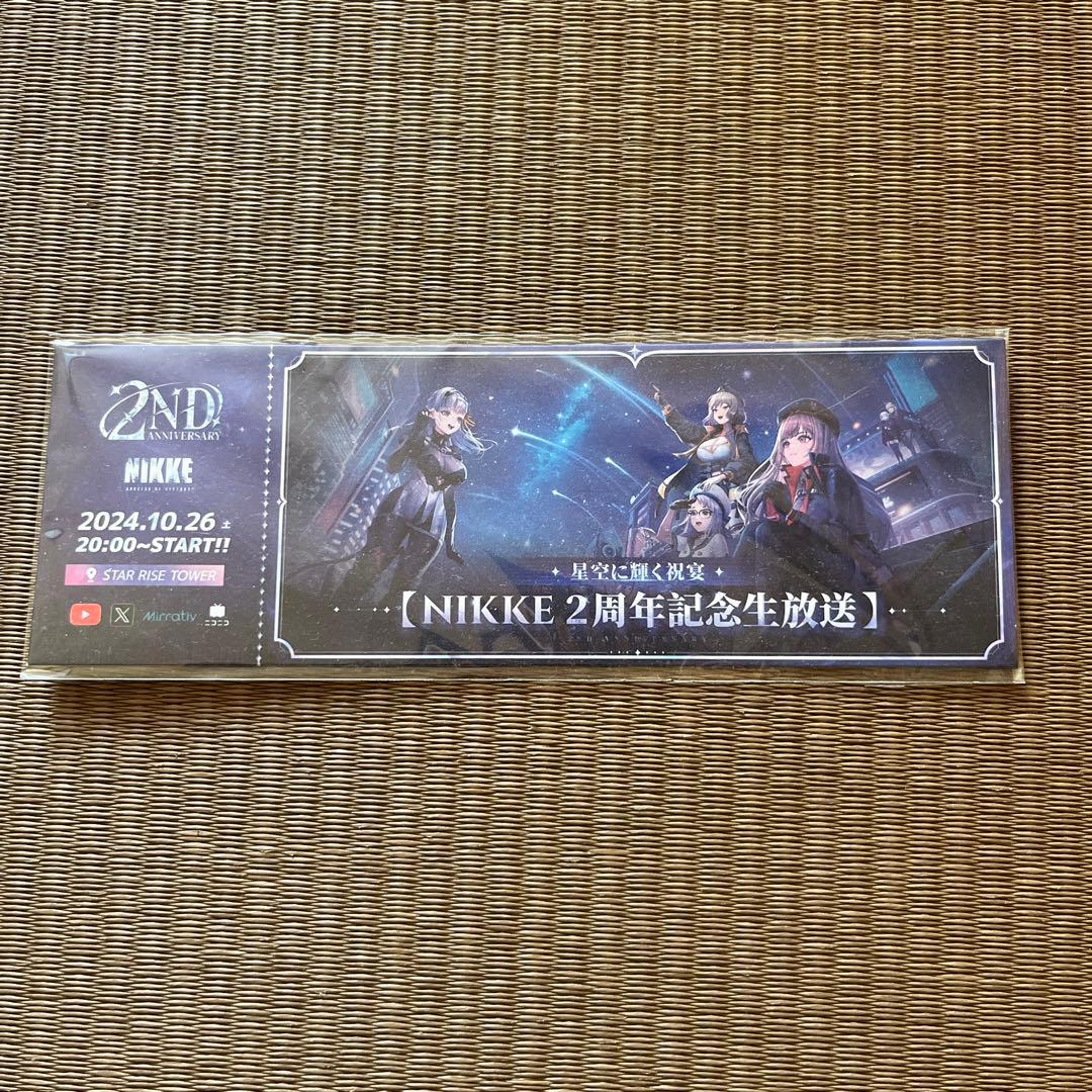 【最終値下げ】NIKKE 2周年生放送 グッズ 非売品 勝利の女神NIKKE