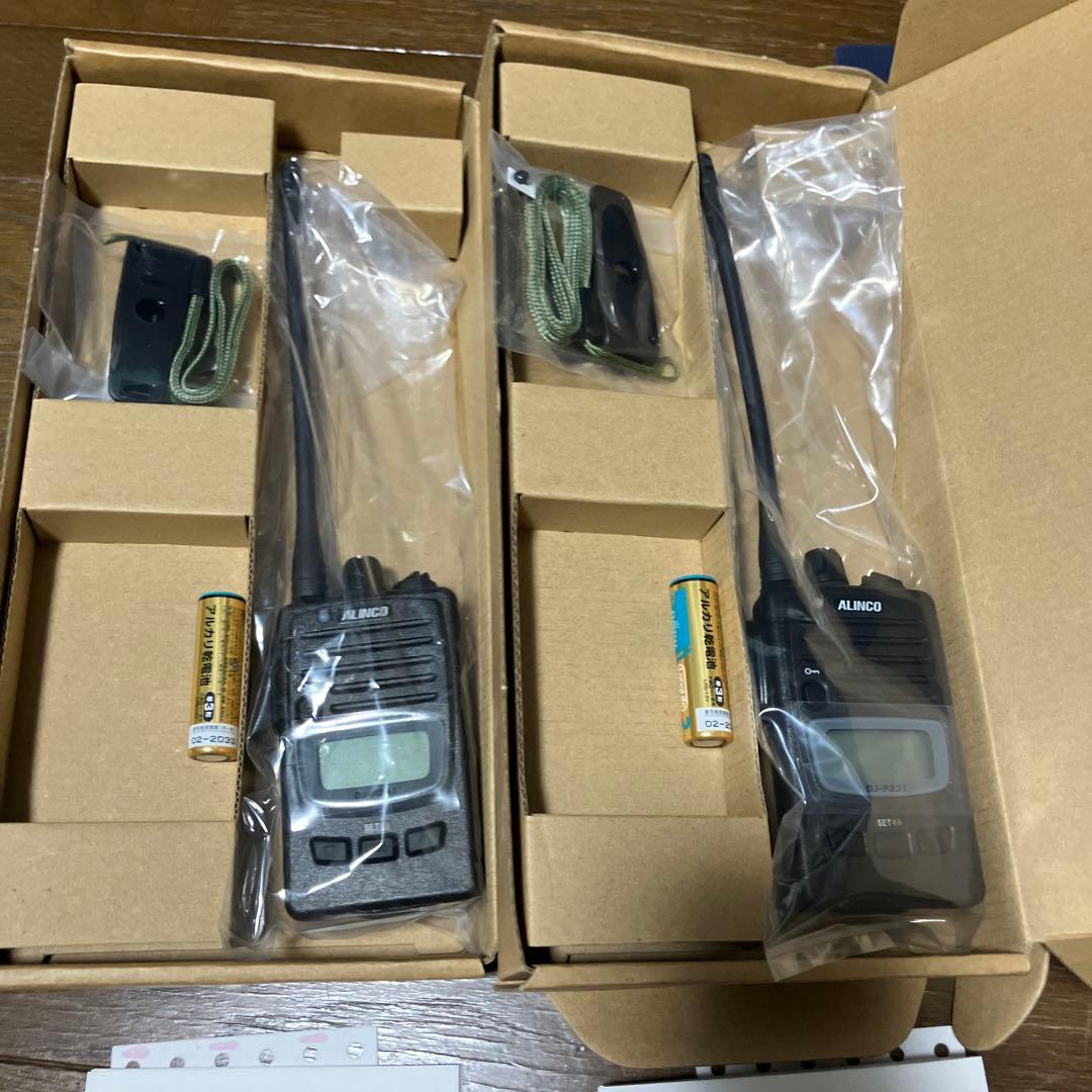 ⭐︎VNAさん専用⭐︎ALINCO DJ-P221 トランシーバー2個セット