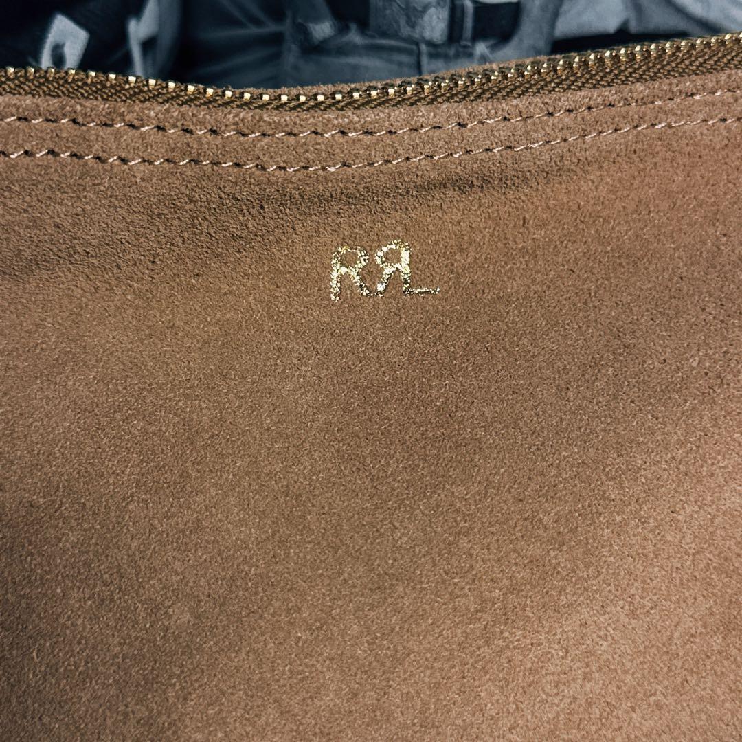 RRL スエード出張バッグ