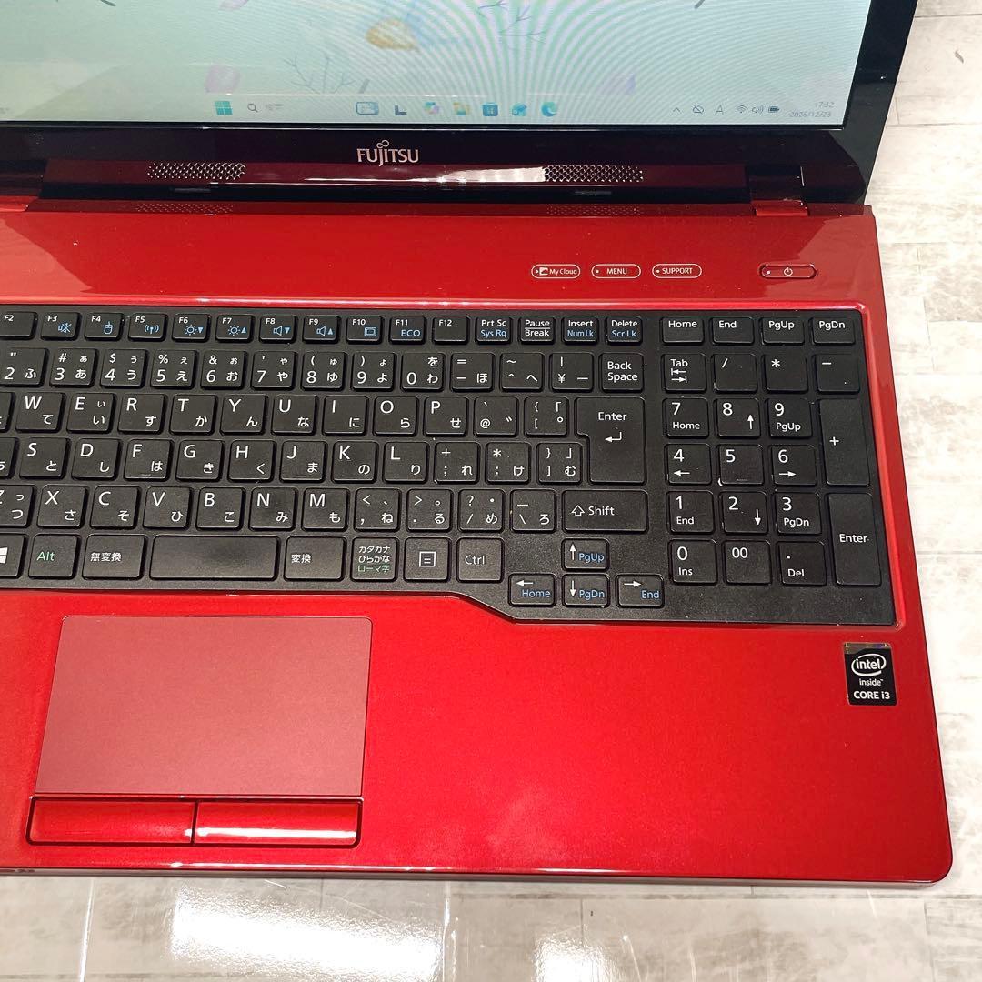 人気色✨美品 ノートパソコン SSD ブルーレイ カメラ win11 8GB