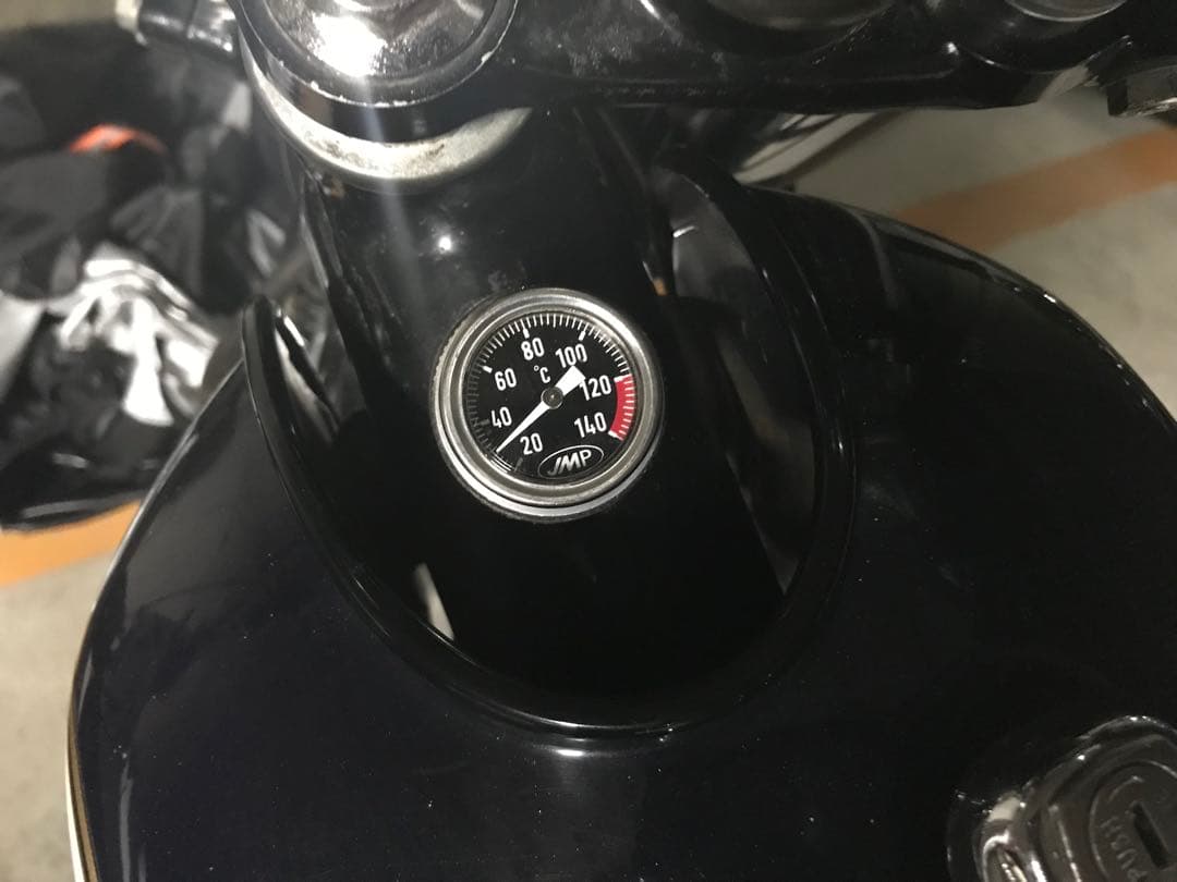 SR400 油温計JMP 温度計 20-140°C ドイツ黒文字盤ブラックRR