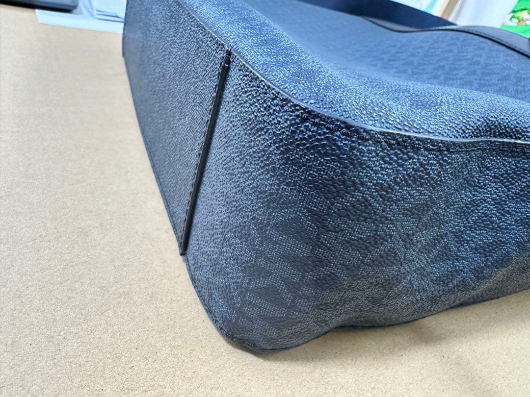 MICHAEL KORS ダークブルー トートバッグ