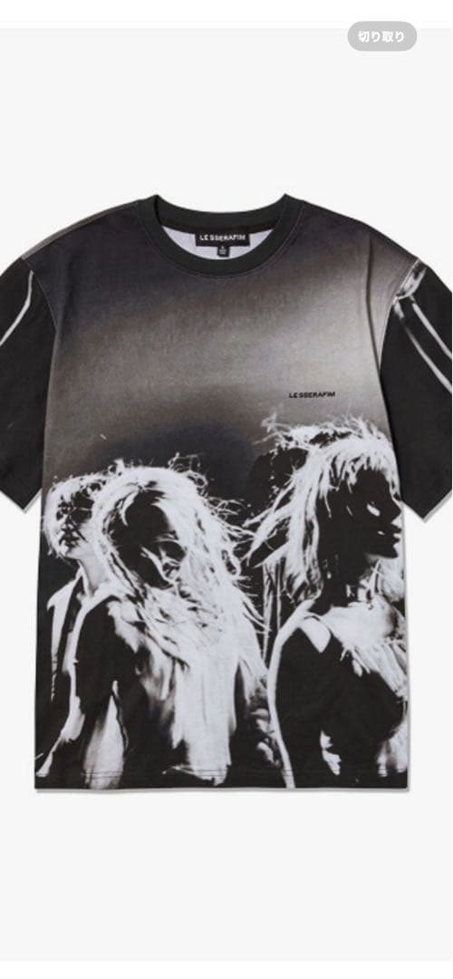 LE SSERAFIM PHOTO S/S T-SHIRT(BK_M) Mサイズ