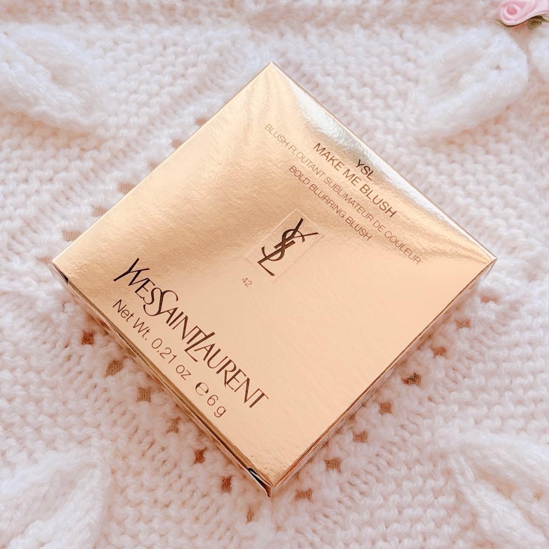 YSL メイクミーブラッシュ パウダー S 42 ベビードール ピンク 6g