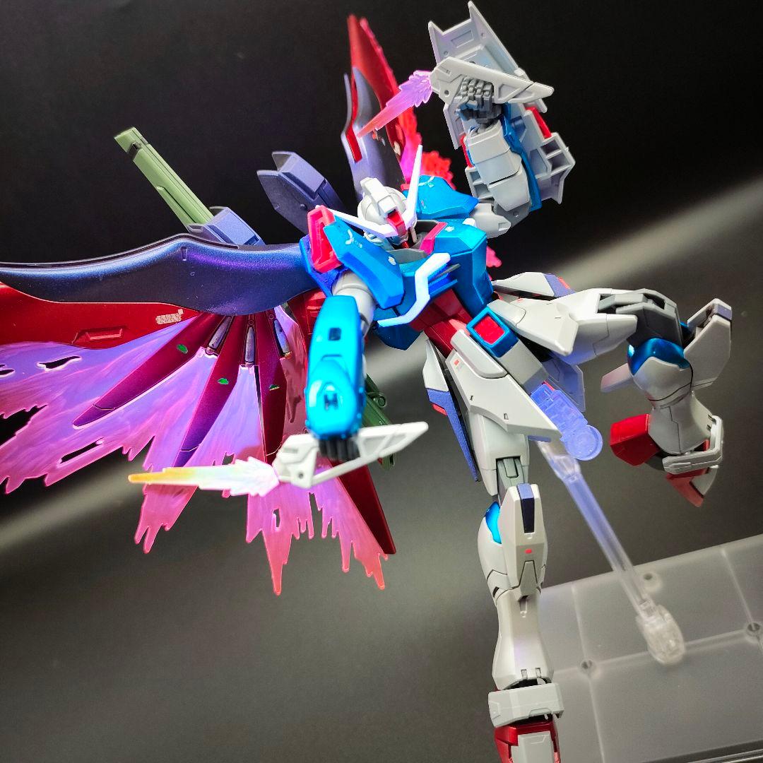 デスティニーガンダムspecⅡ　ゼウスシルエットゴースト　ガンプラ 塗装完成品