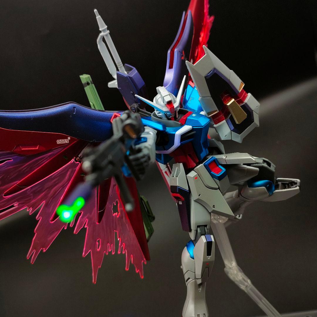 デスティニーガンダムspecⅡ　ゼウスシルエットゴースト　ガンプラ 塗装完成品