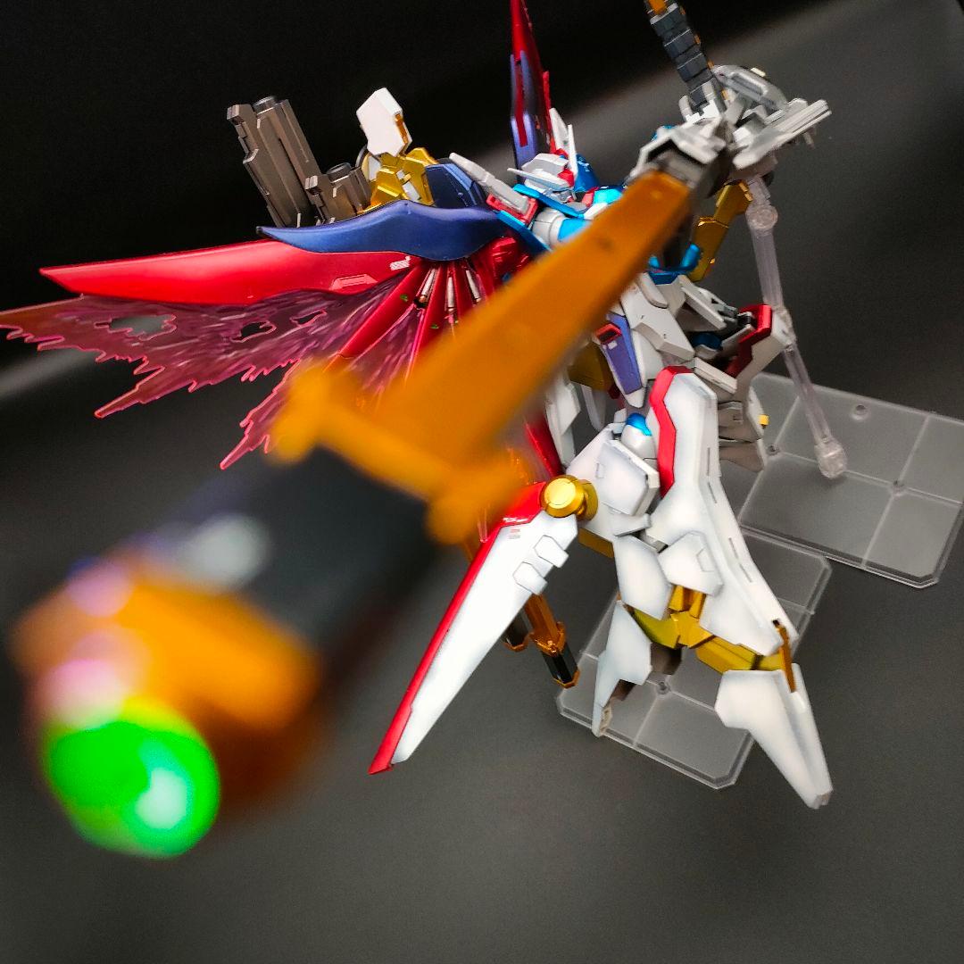 デスティニーガンダムspecⅡ　ゼウスシルエットゴースト　ガンプラ 塗装完成品