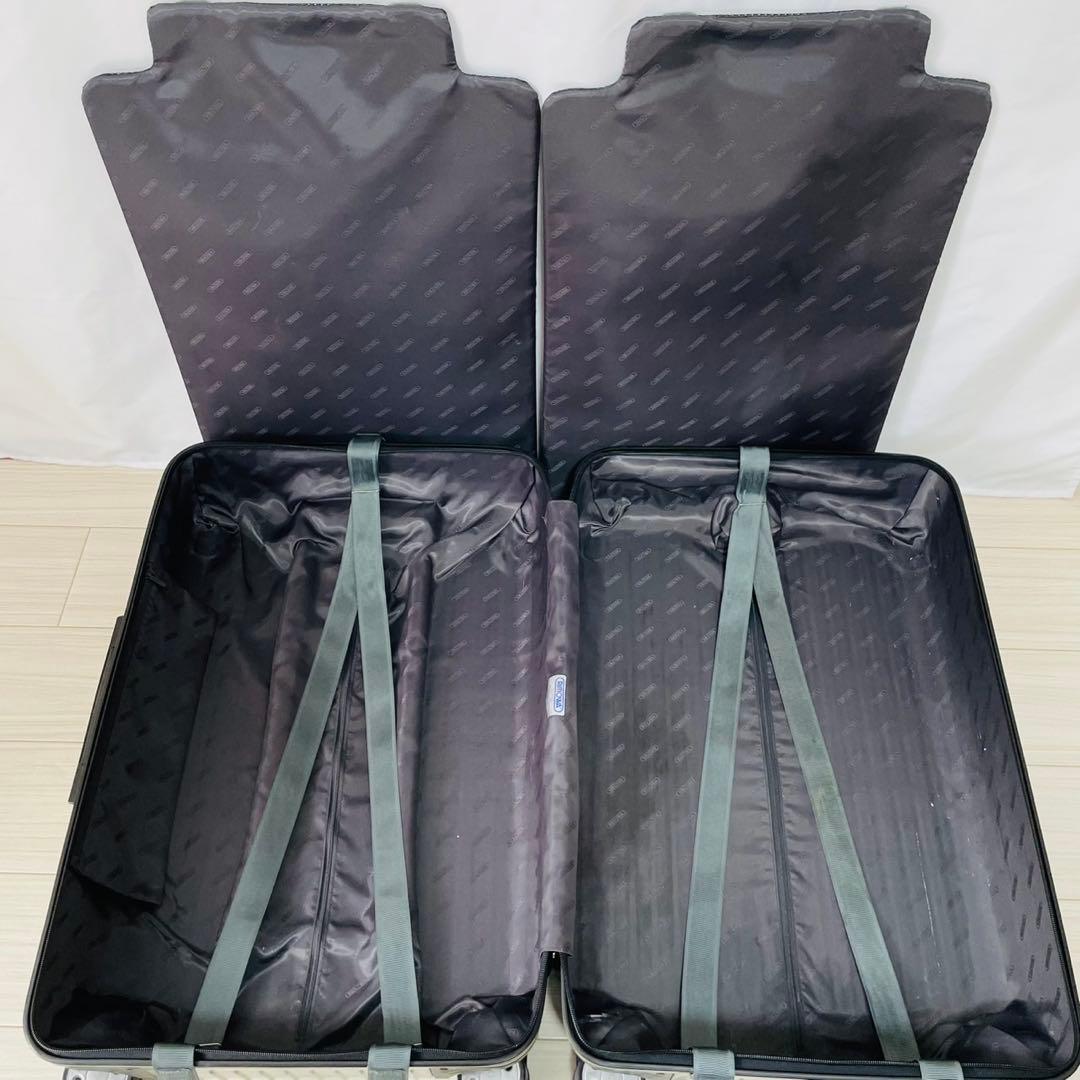 超希少❗️　リモワ　エバー航空限定モデル　サルサデラックス　82L 4輪　グリーン