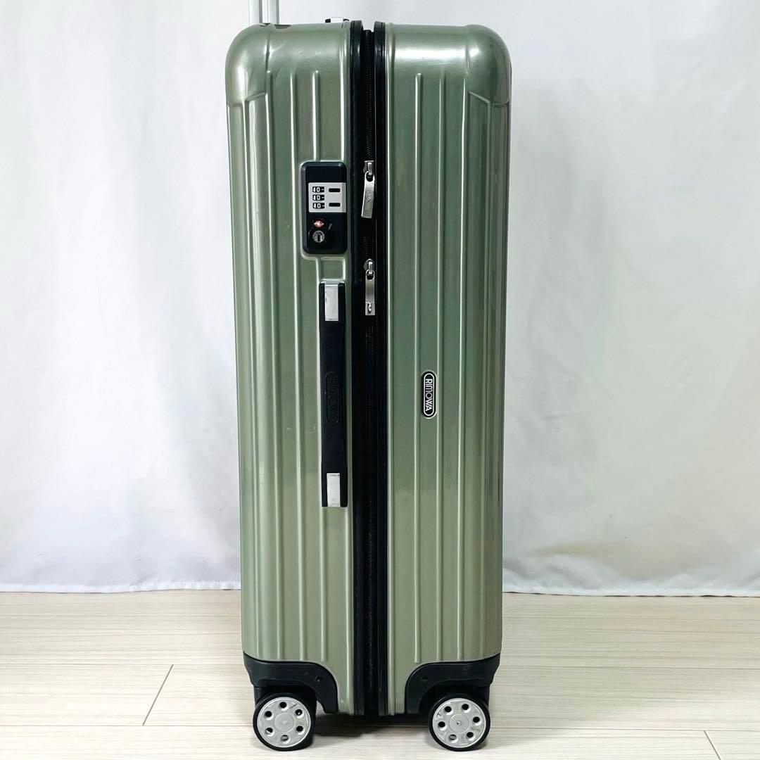 超希少❗️　リモワ　エバー航空限定モデル　サルサデラックス　82L 4輪　グリーン