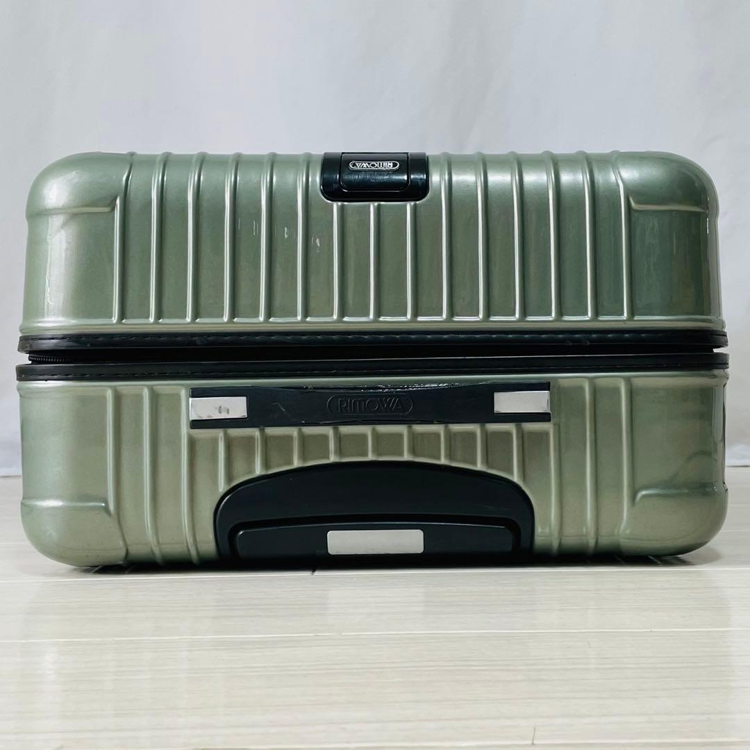 超希少❗️　リモワ　エバー航空限定モデル　サルサデラックス　82L 4輪　グリーン
