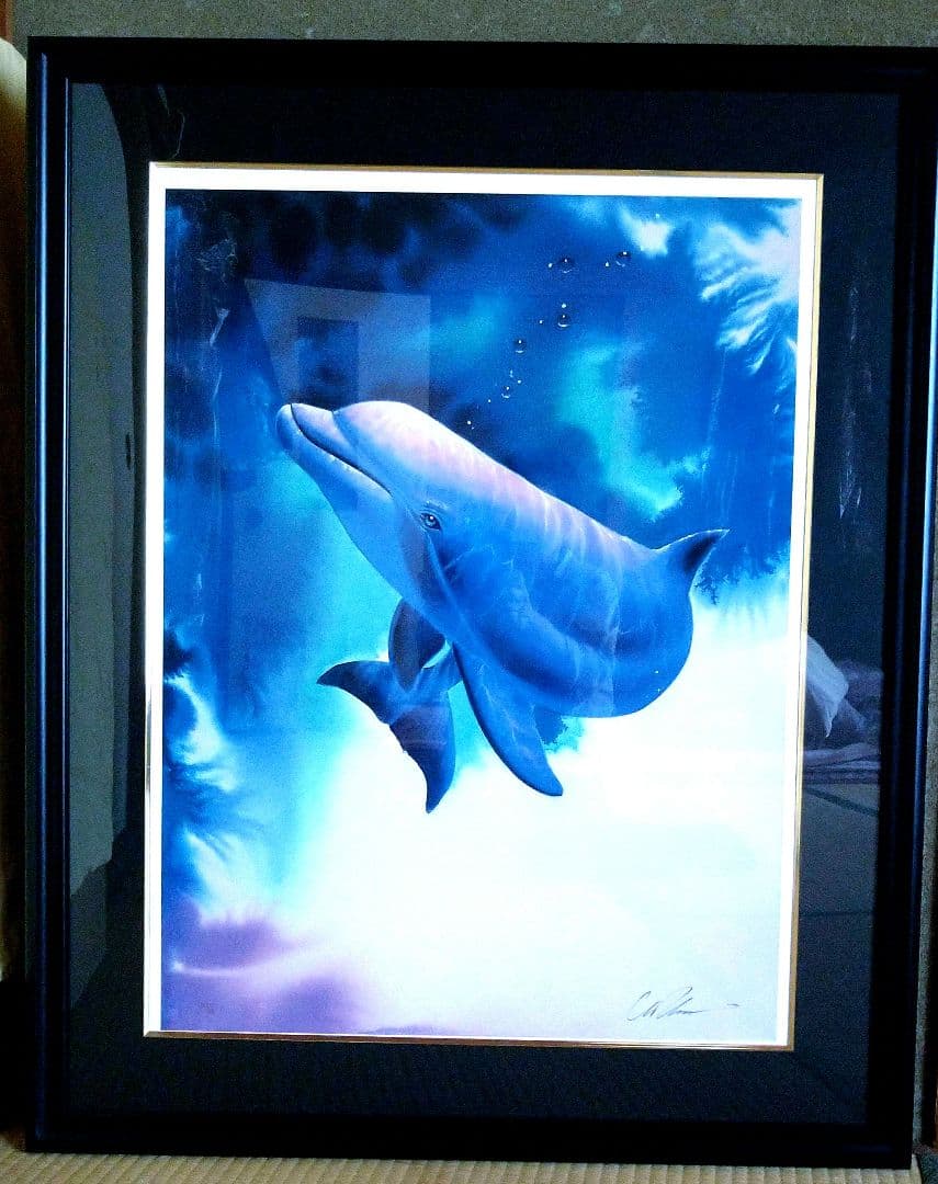 ラッセン版画　ドルフィン