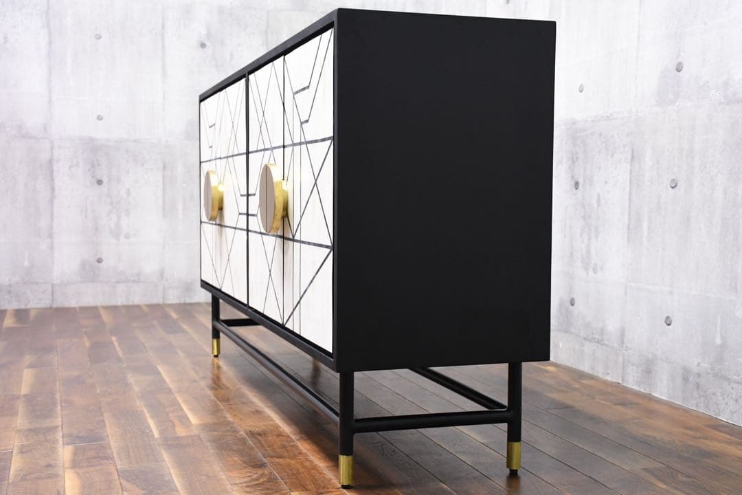 EKK104 展示品 カレ クラデンザ サイドボード 48万 キャビネット