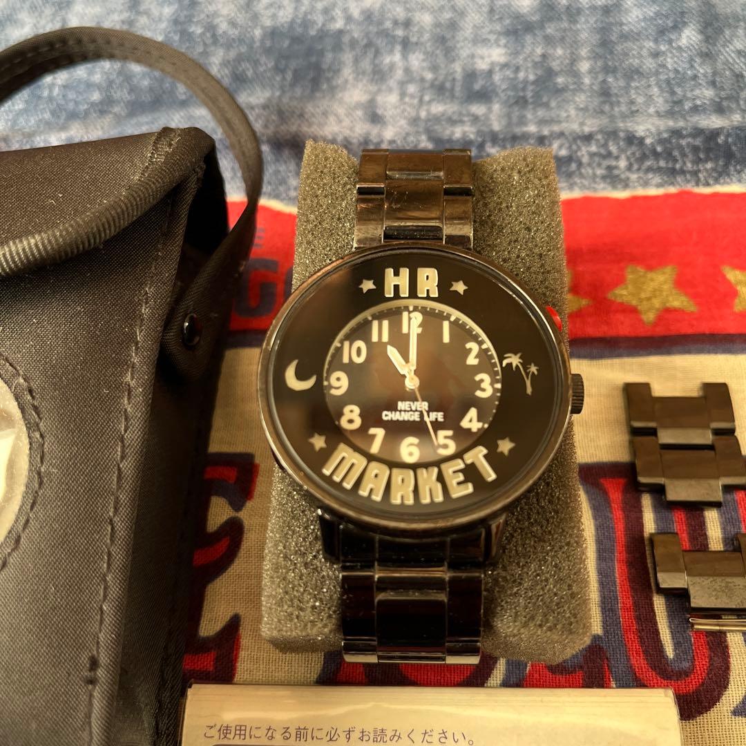 ハリウッドランチマーケットネオンウォッチ付属品全て有 ネオン発光無し