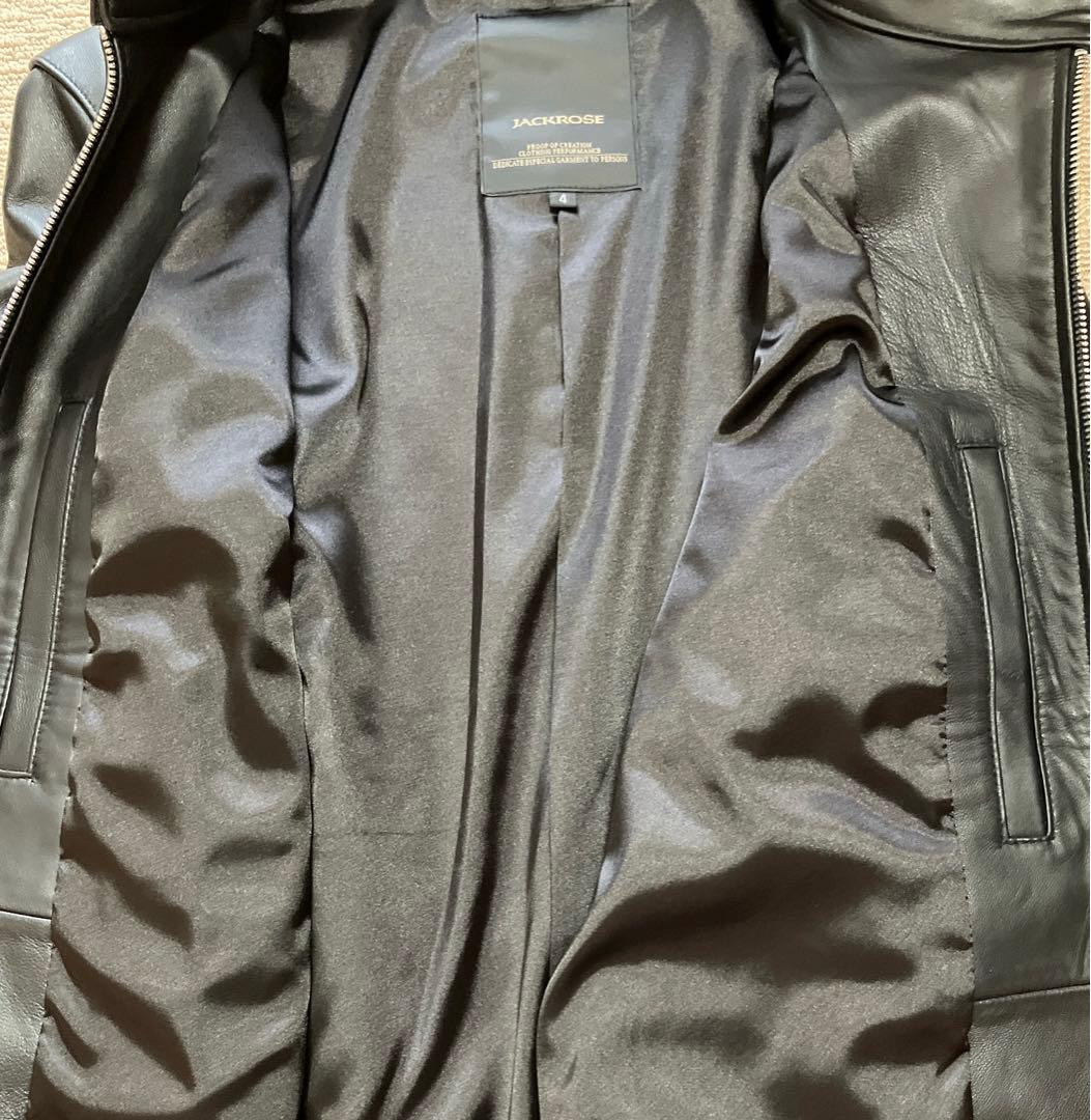 【美品】JACKROSE ジャックローズ ライダース シングル ブラック 黒