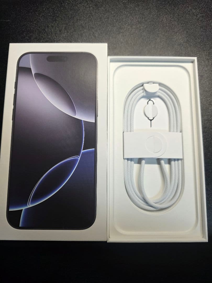 携帯電話本体 iPhone16 Pro Max 256GB Black Titanium