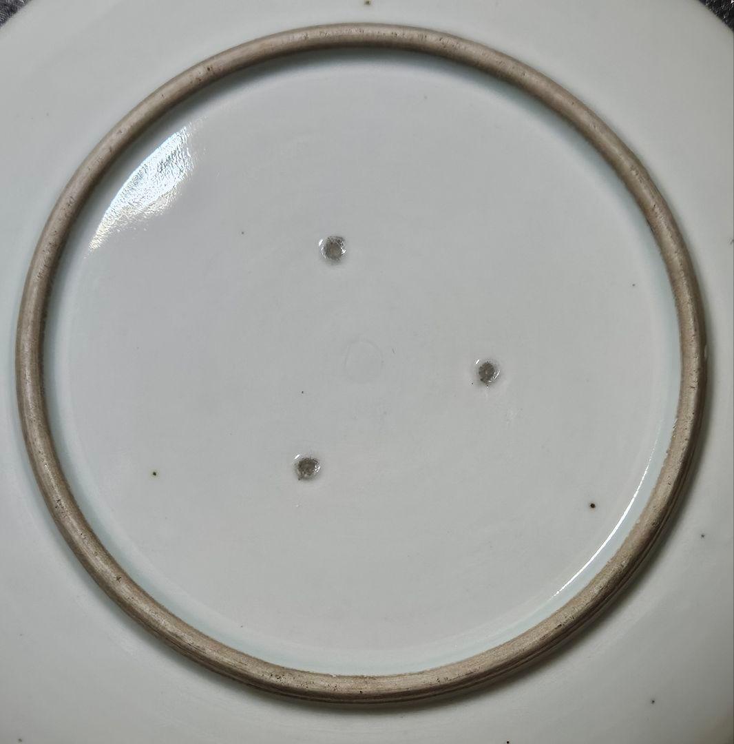 江戸時代後期　古伊万里　染付　鮎(あゆ)皿　径　約20.6cm鮎皿　検】柿右衛門