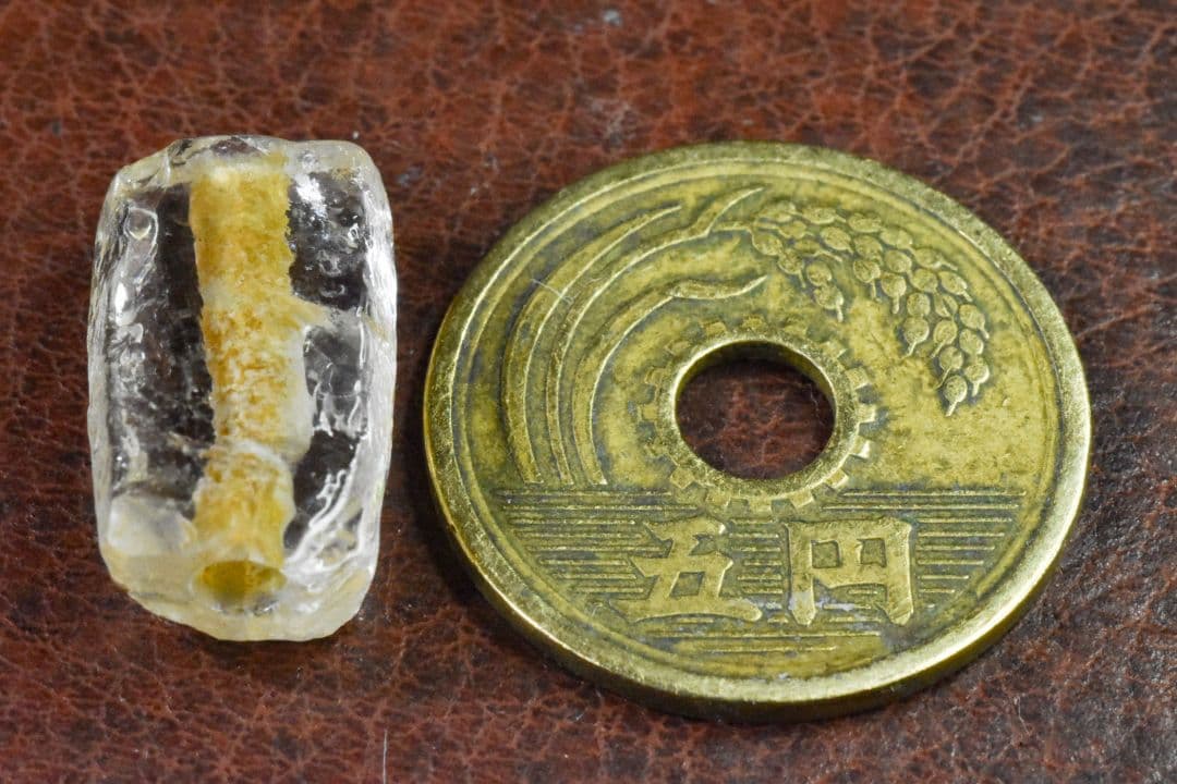 アフガニスタン出土 1500年以前の水晶ビーズ1