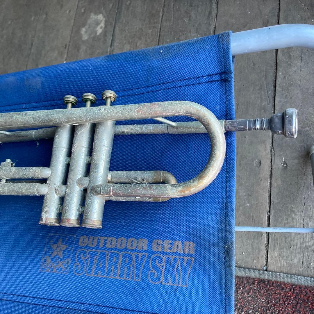 トランペット本体 2本セット 使用感あり錆、汚れジャンクパーツ取り用に2台セット