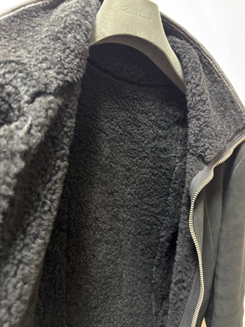 R*C様 【希少】Rick Owens シアリングジャケット PLINTH レザ